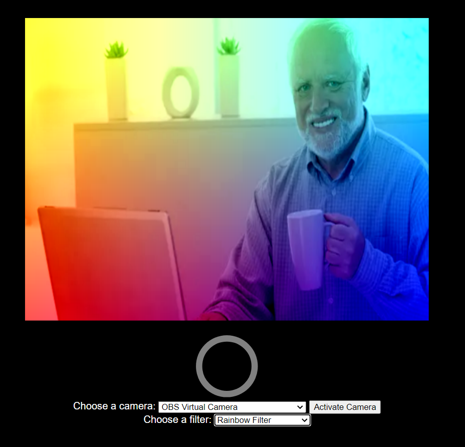 Rainbow Hide the pain harold